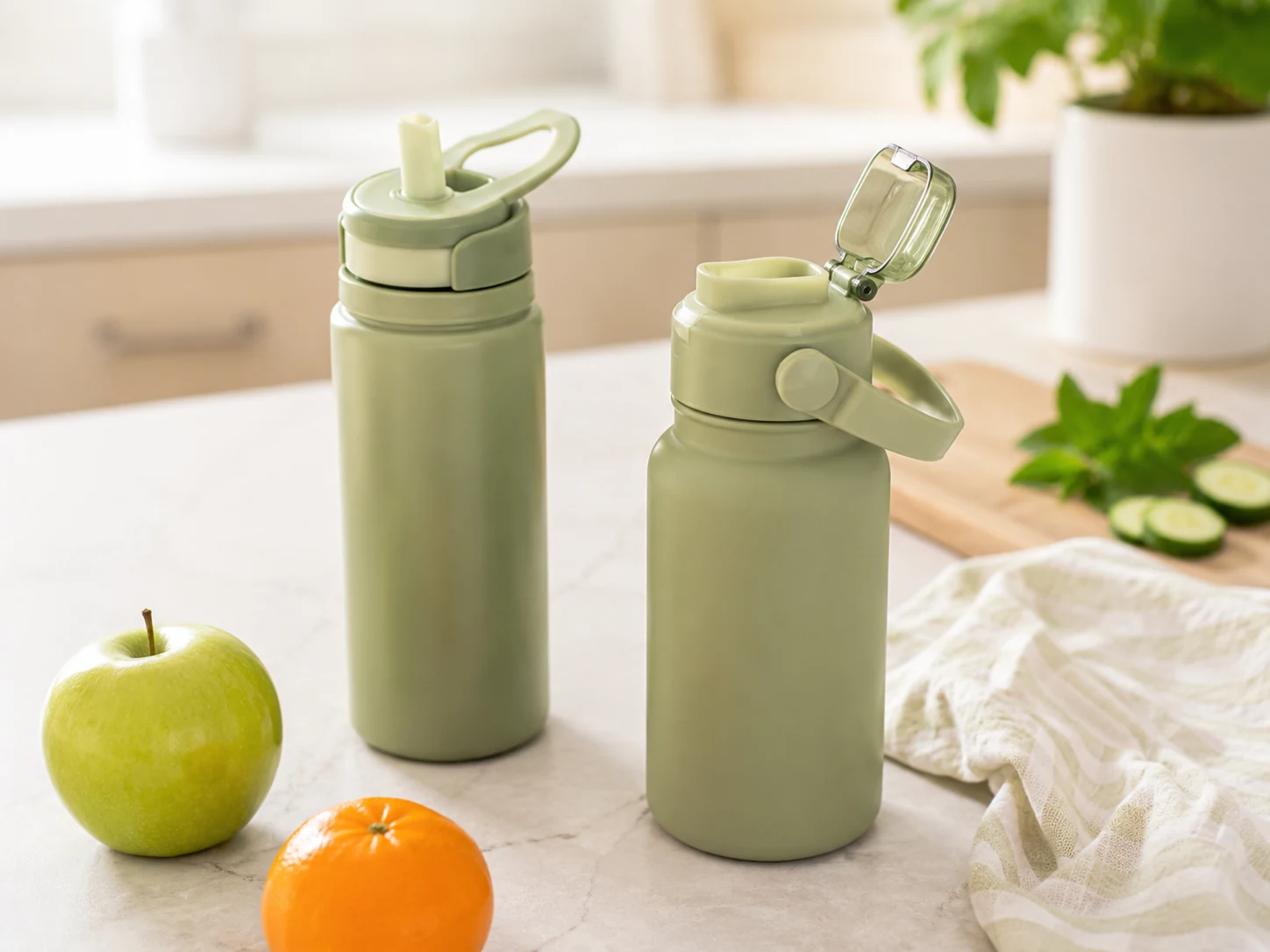 Water bottles