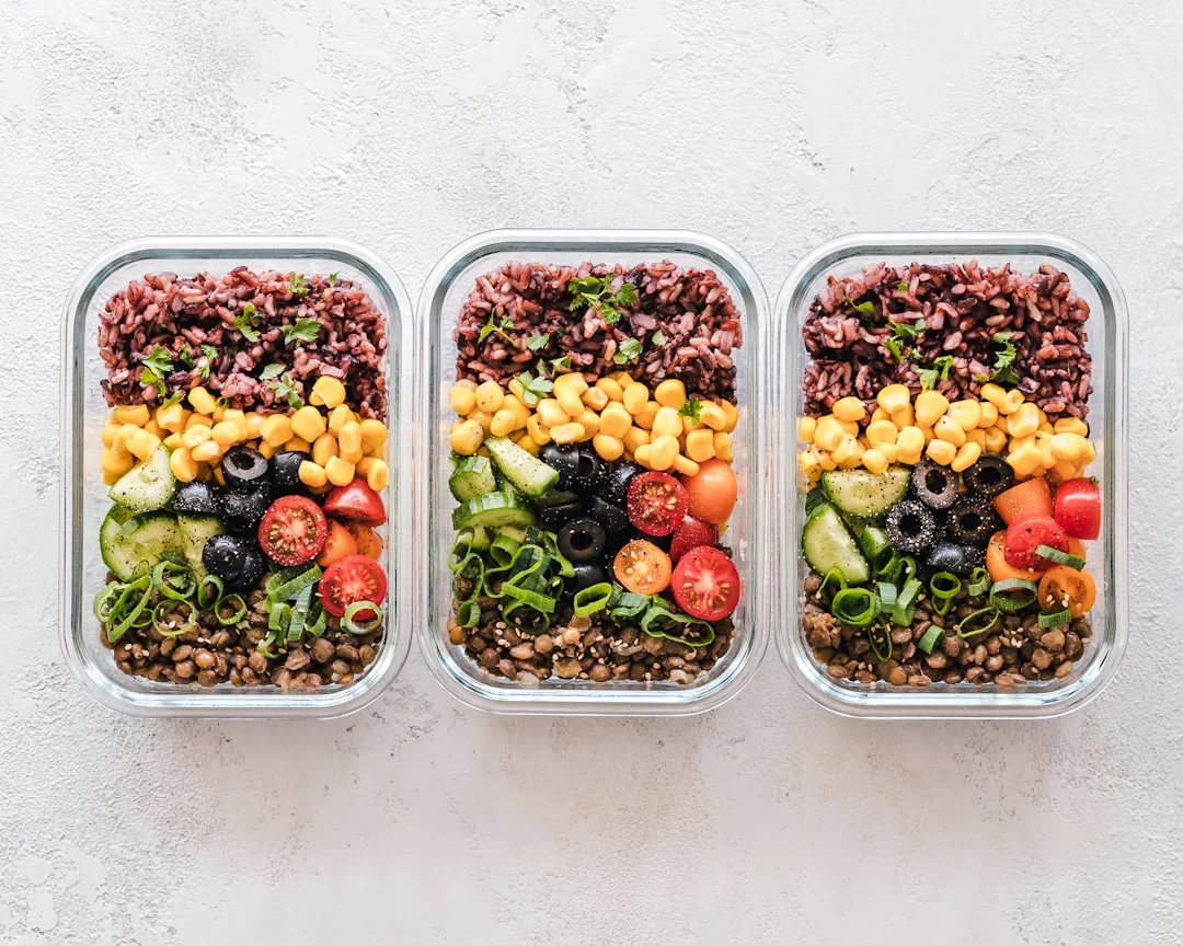Make-ahead school lunches packed in reusable containers